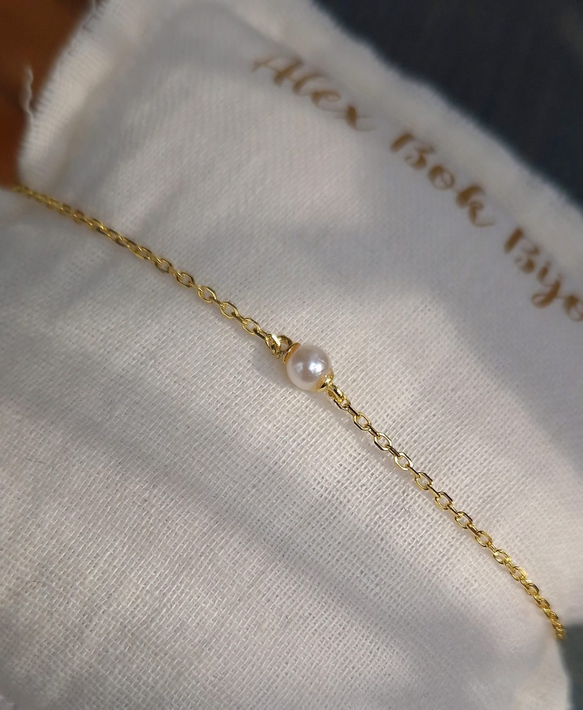 Bracelet Ecume perle