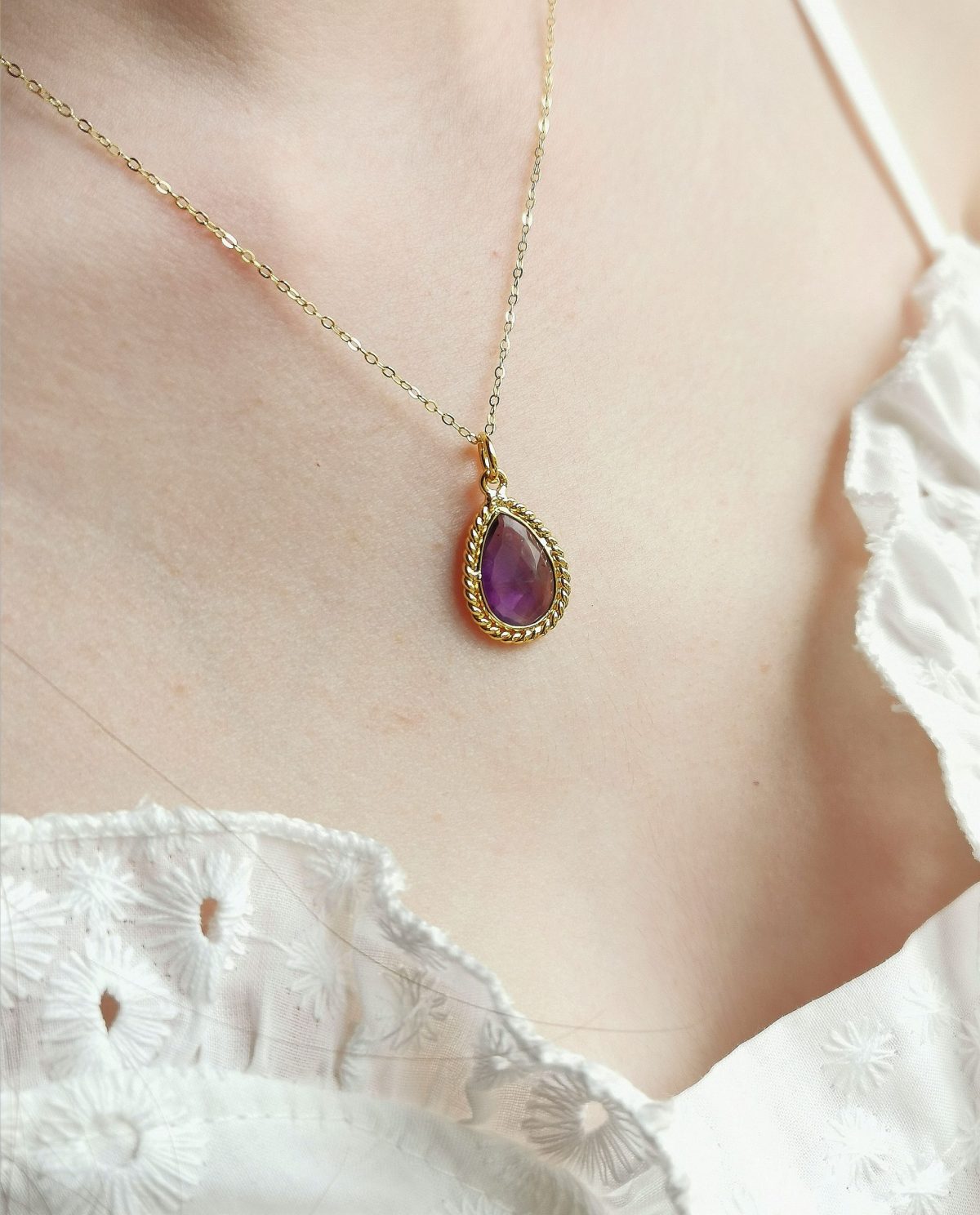 Collier Olympe améthyste