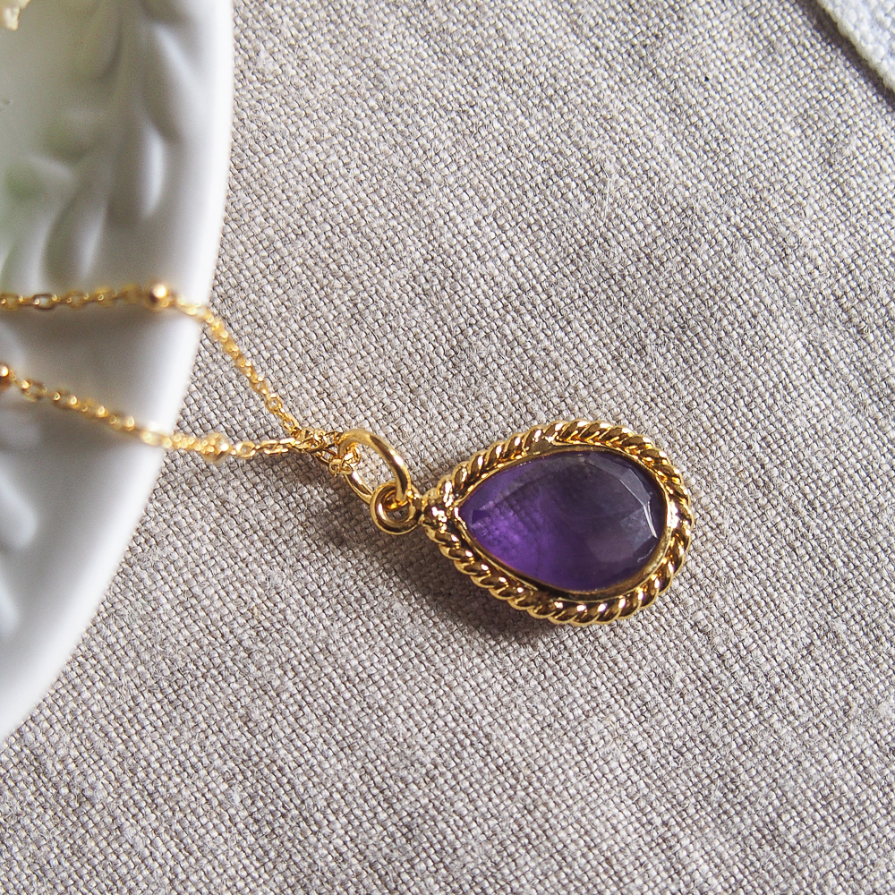 Collier Olympe améthyste