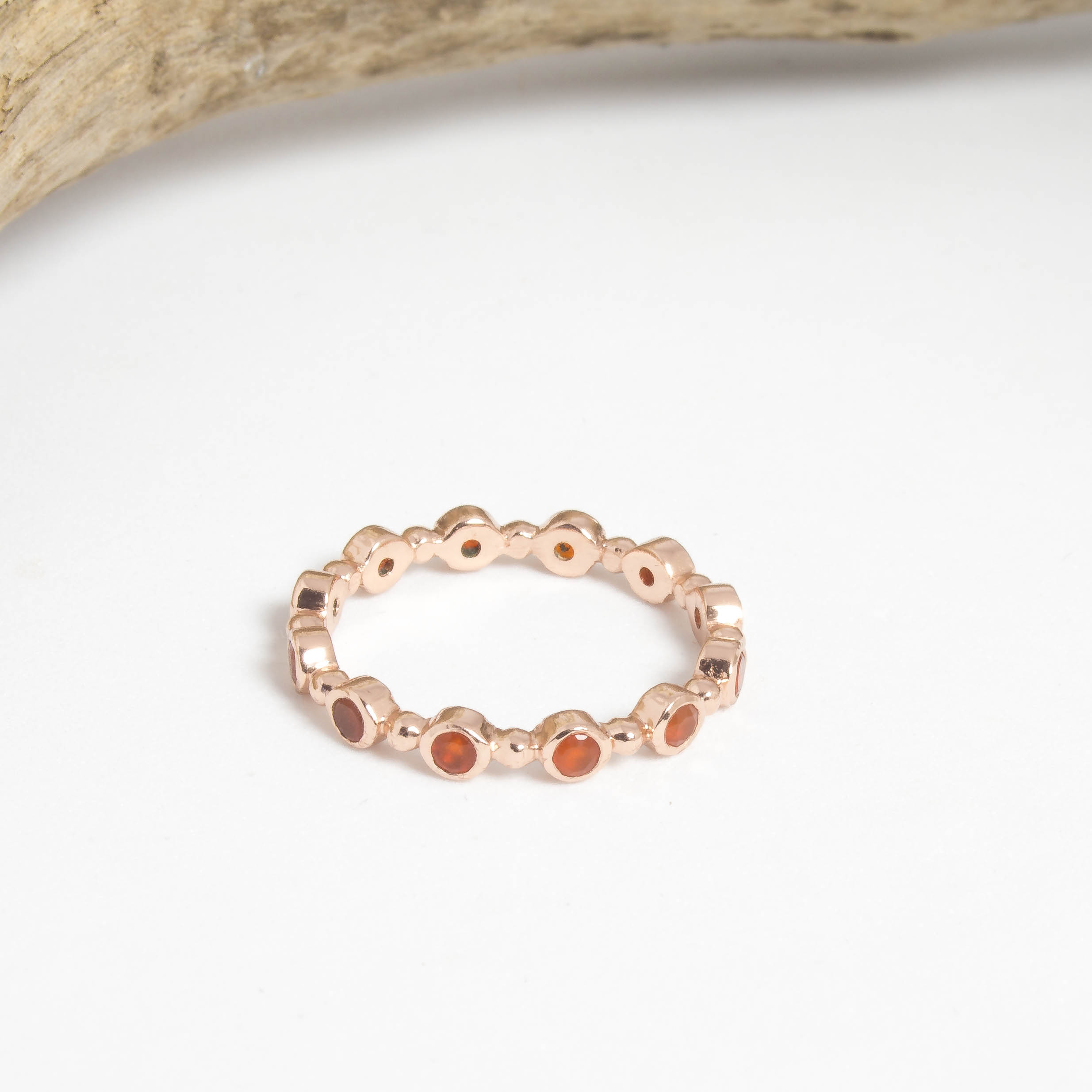 Bague Couronne cornaline