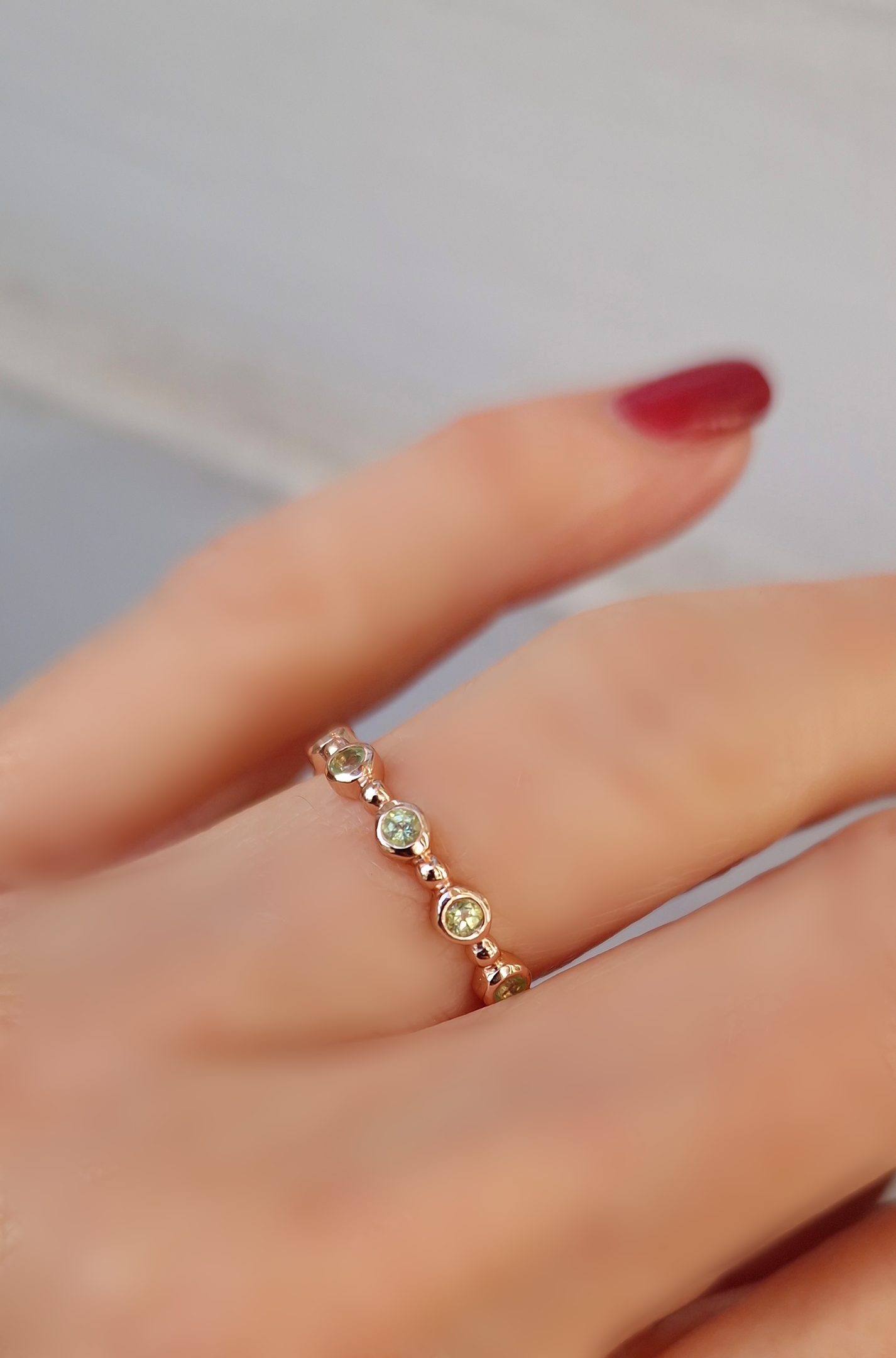 Bague Couronne péridot