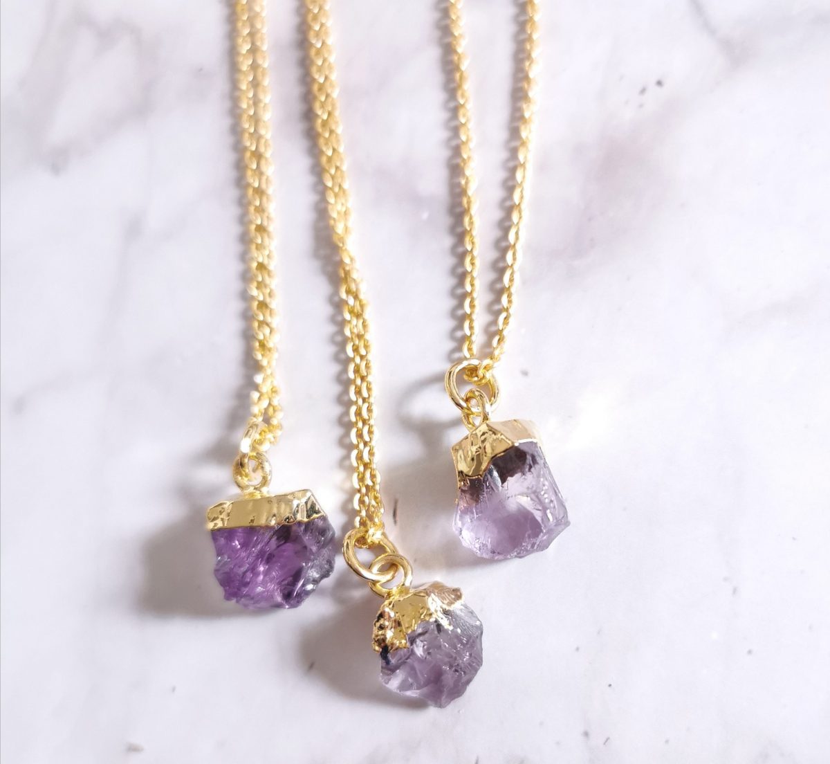 Collier Esprit libre chaîne améthyste