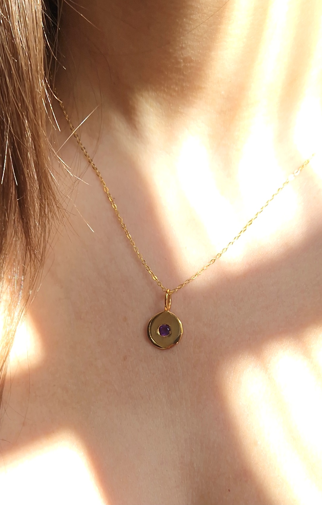 Pendentif Eclat améthyste