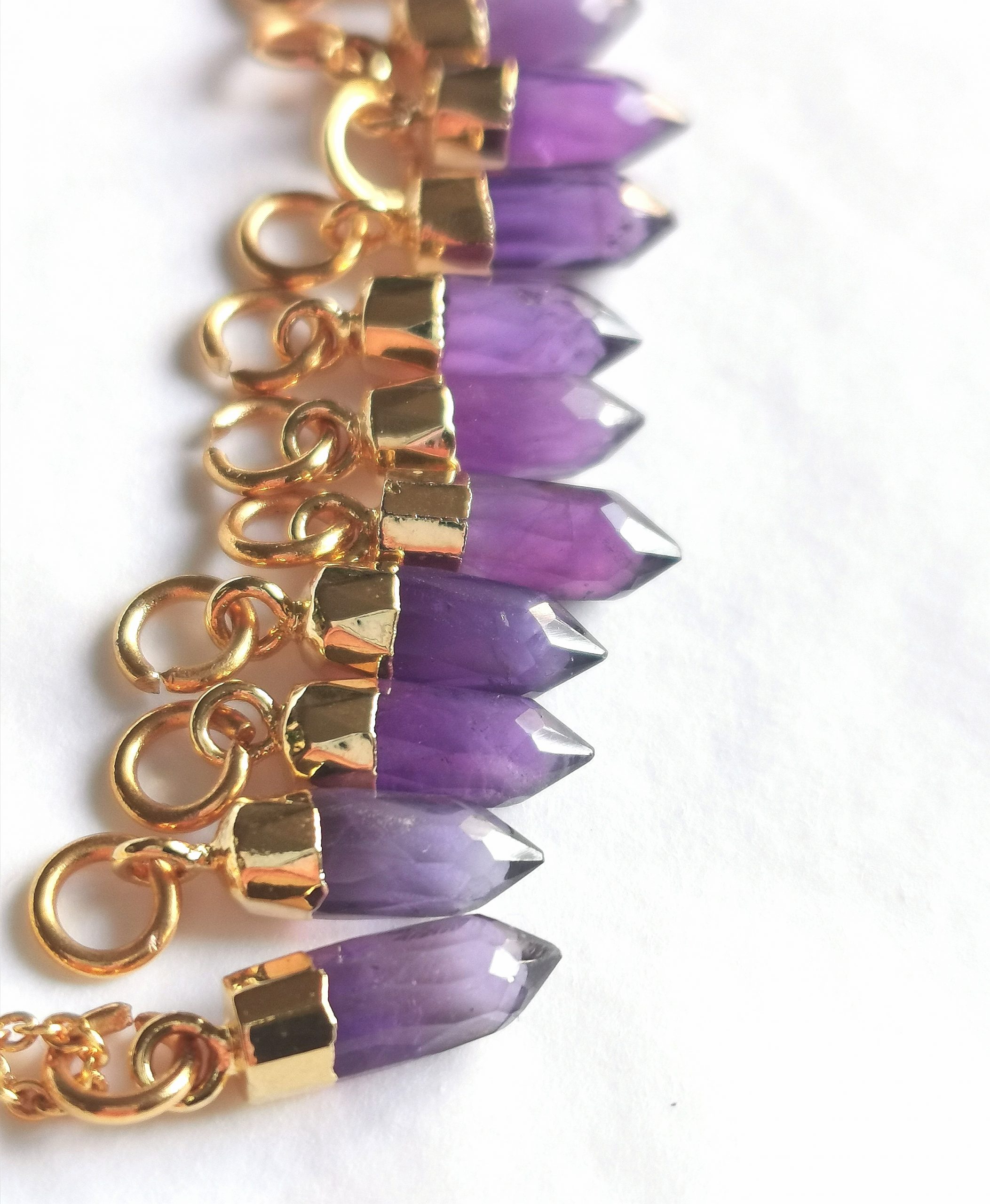 Pendentif Tiny cristal améthyste