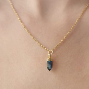 Pendentif Tiny cristal labradorite