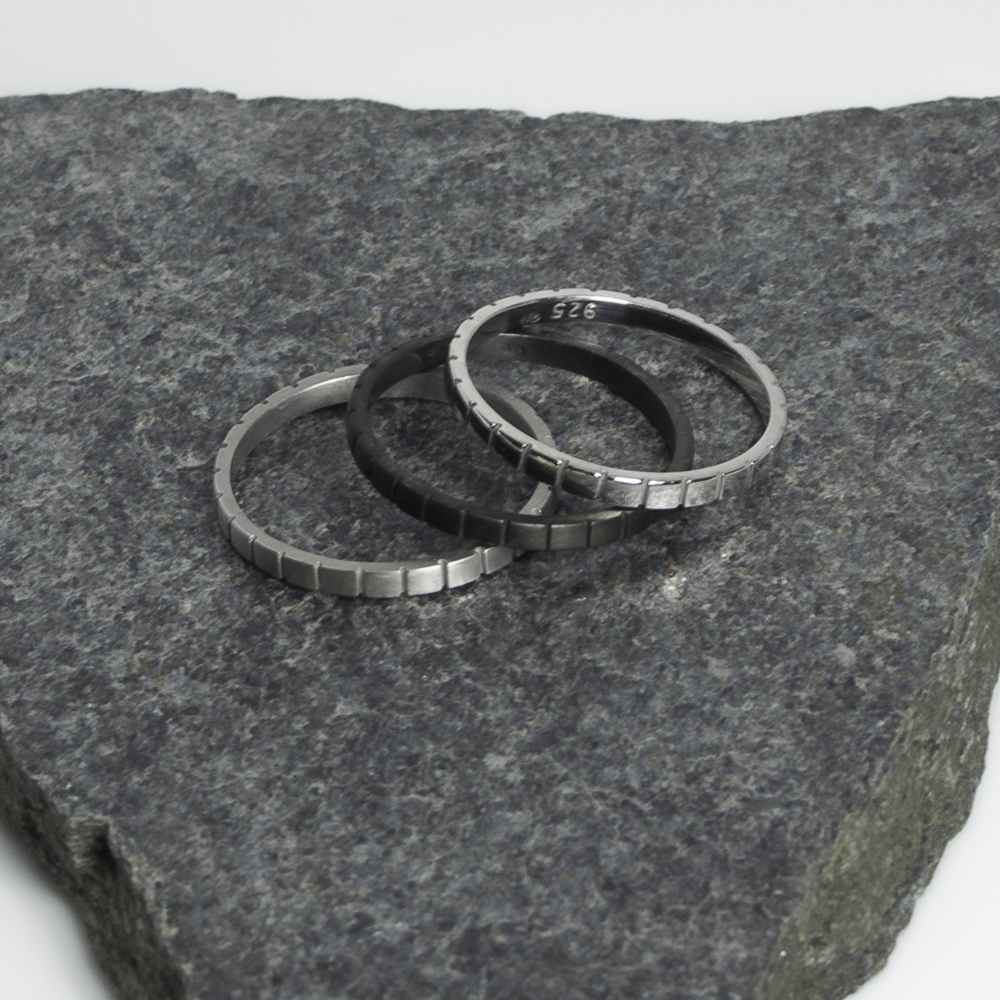 Bague Infini métal pavé