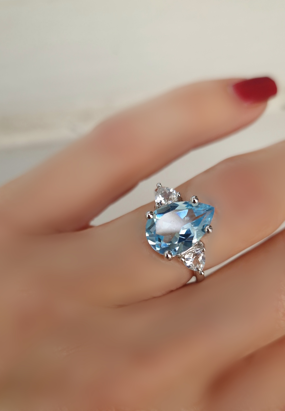 Bague Azzura topaze bleue Bague Azzura topaze bleue