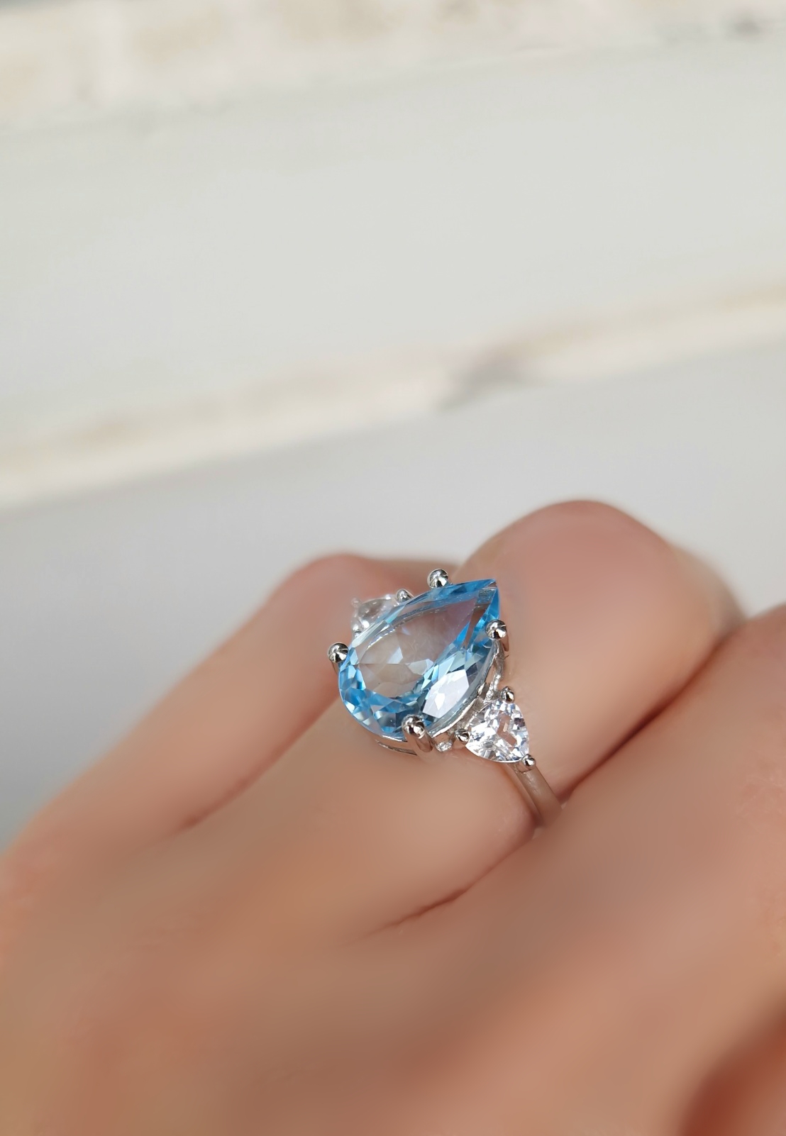 Bague Azzura topaze bleue Bague Azzura topaze bleue