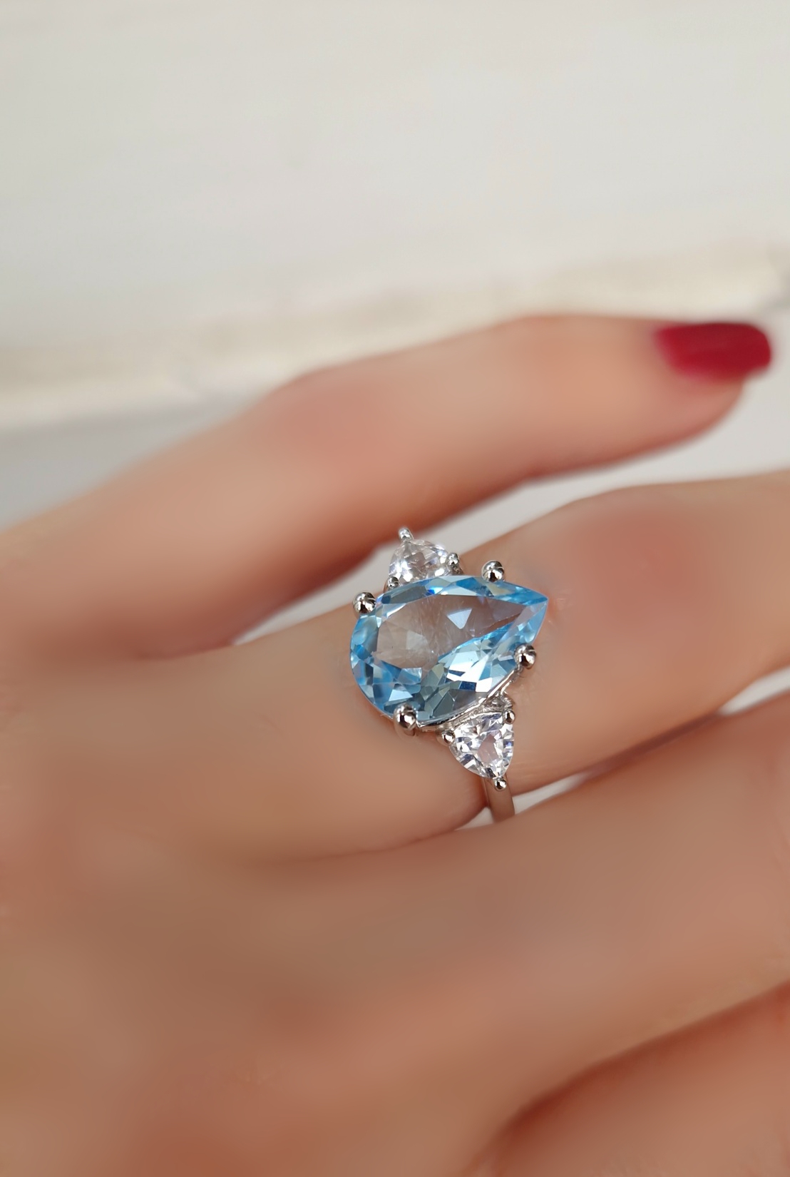 Bague Azzura topaze bleue Bague Azzura topaze bleue