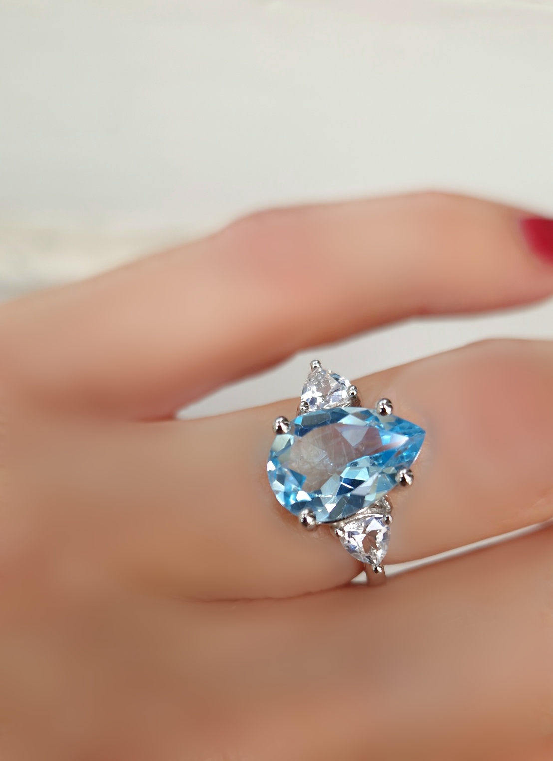 Bague Azzura topaze bleue Bague Azzura topaze bleue