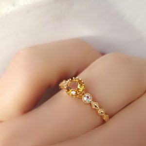 Bague Tiara citrine